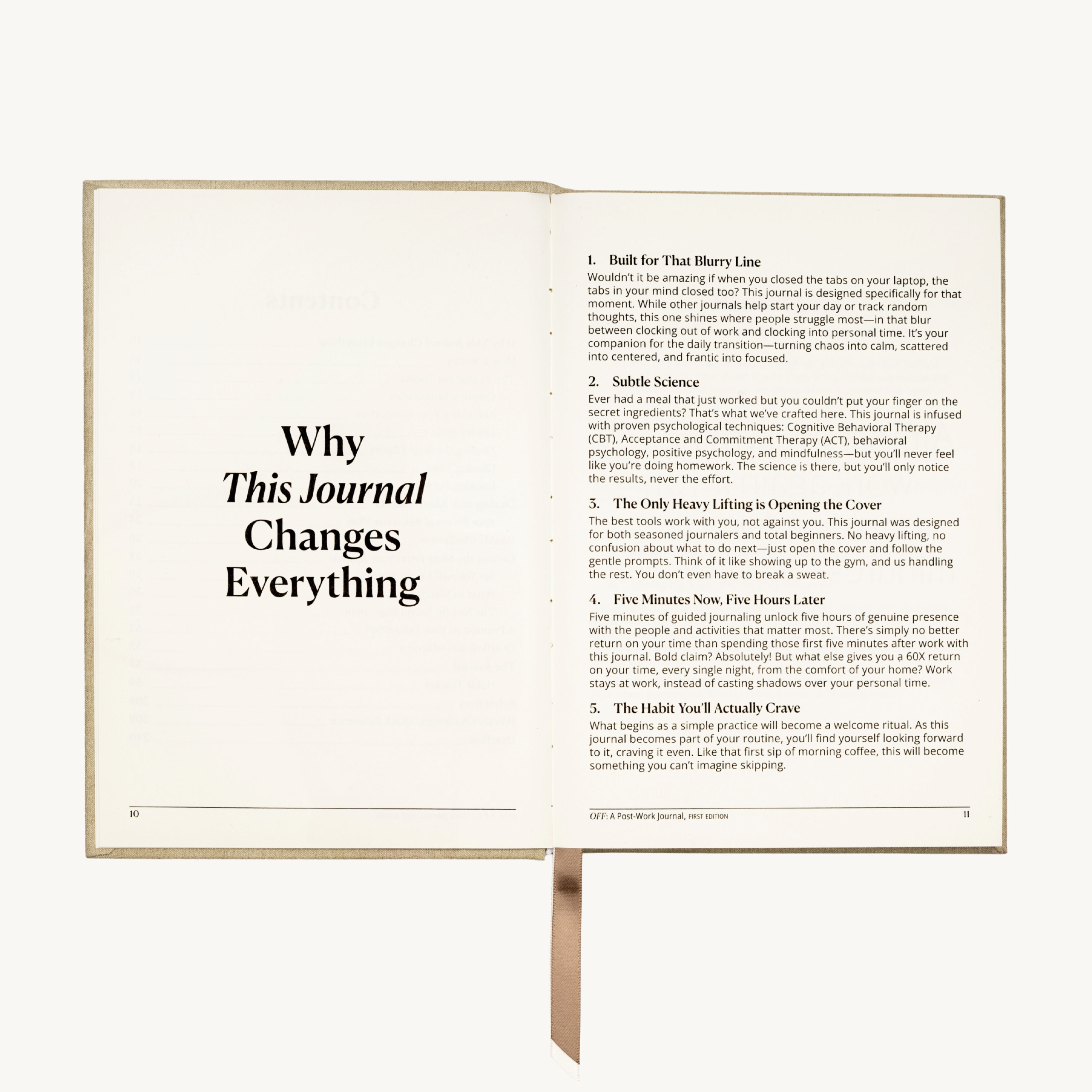 OFF: A Post-Work Journal