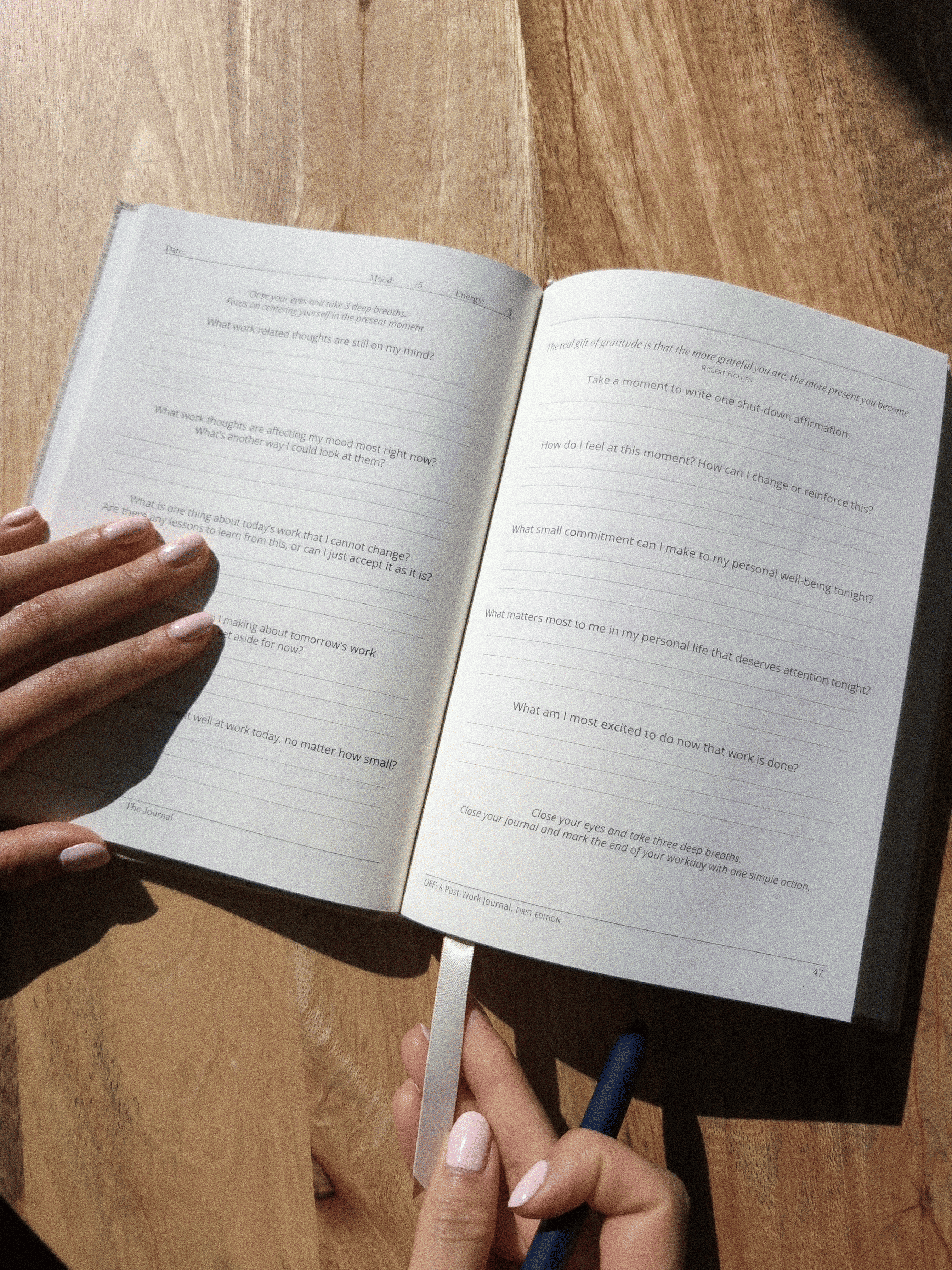 OFF: A Post-Work Journal